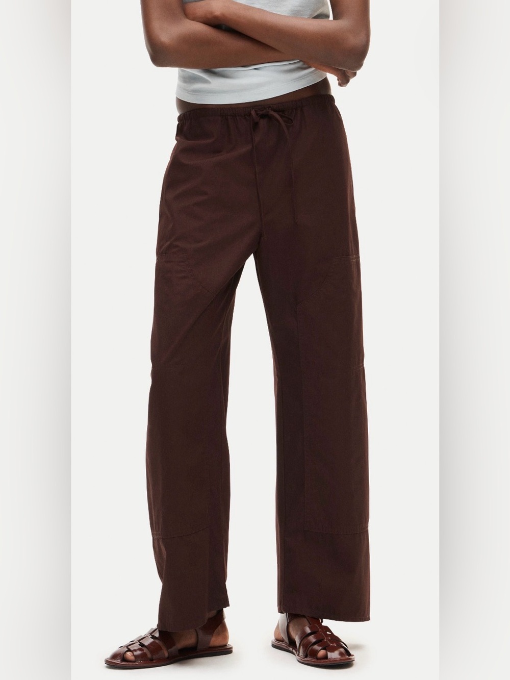 J. Crew Luna pant in cotton poplin